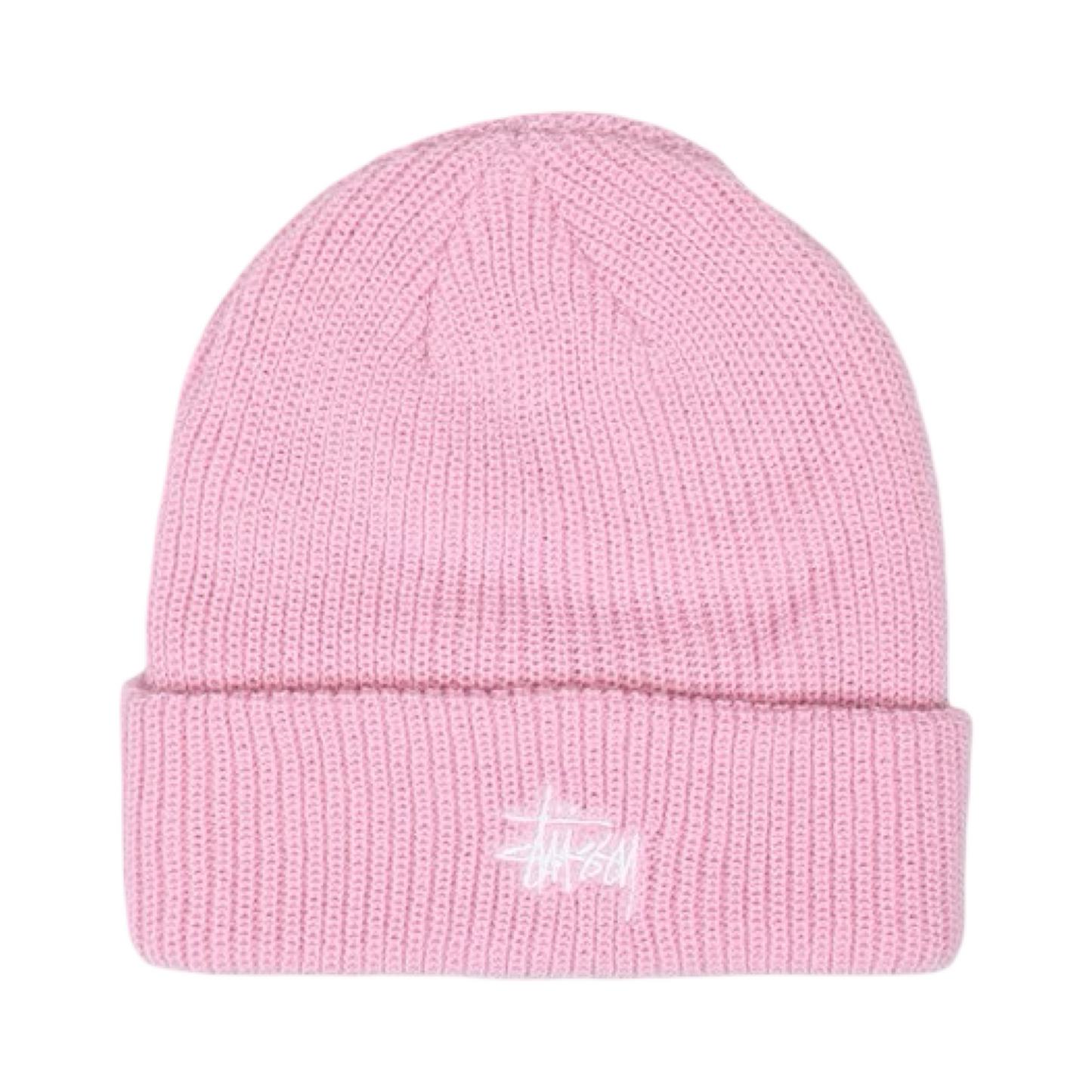 Stussy Basic Cuff Pink Beanie