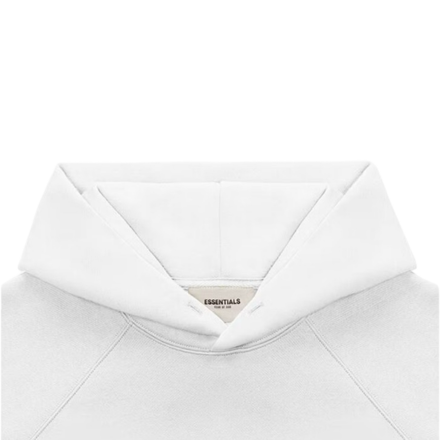 ESSENTIALS WHITE HOODIE