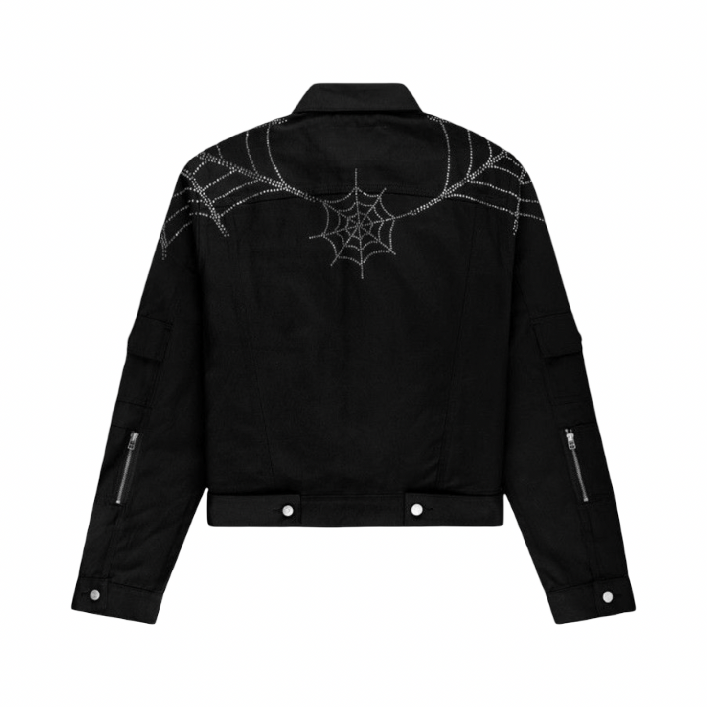 Sp5der Web Denim Trucker Jacket