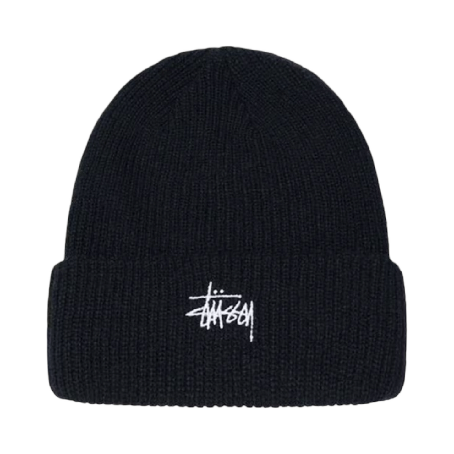 Stussy Basic Cuff Black Beanie