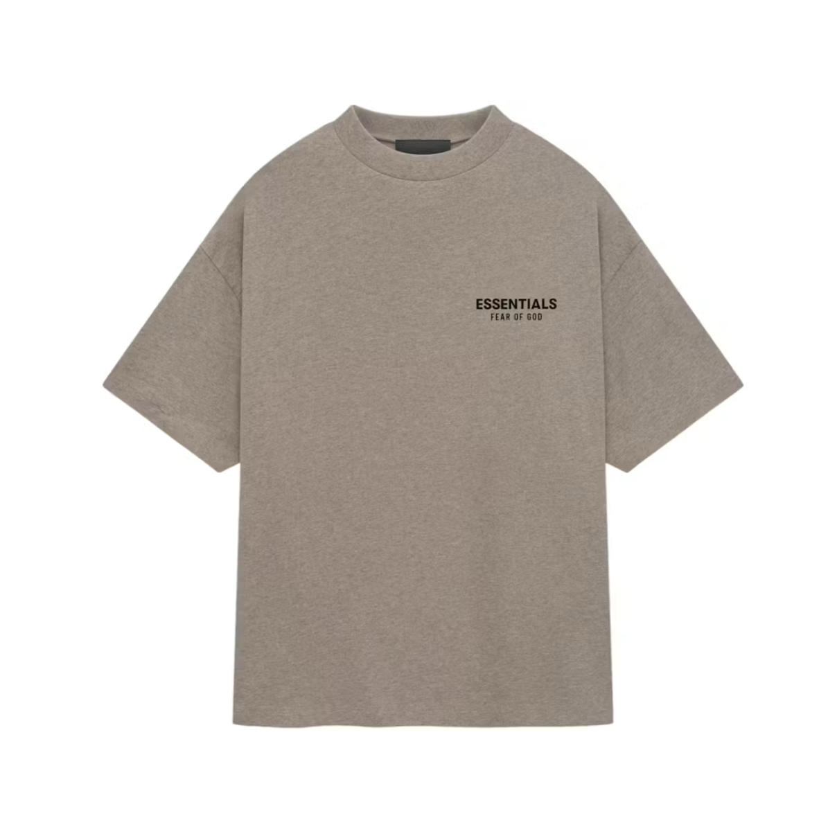 ESSENTIALS HEATHER GRAY TEE
