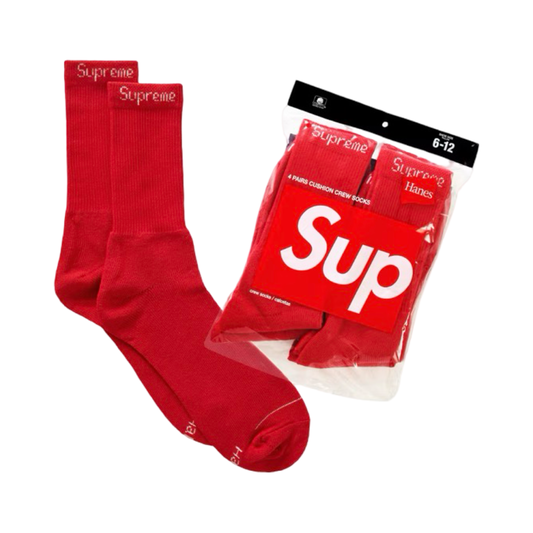 SUPREME RED SOCKS