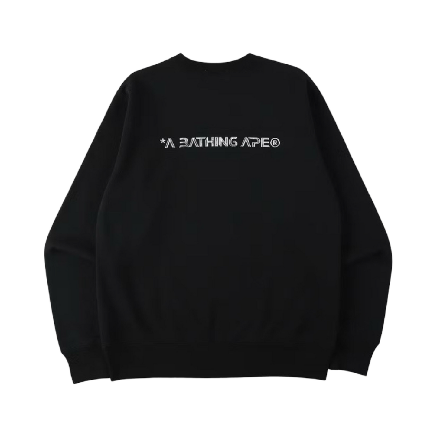 BAPE MOON CREWNECK BLACK