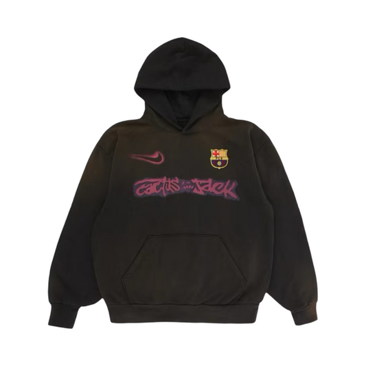 CACTUS JACK x FC BARCELONA SPRAY LOGO HOODIE