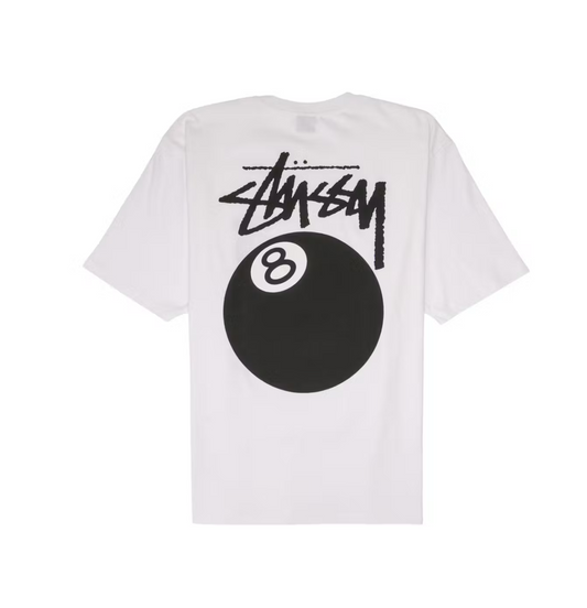 STUSSY 8BALL WHITE
