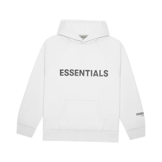 ESSENTIALS WHITE HOODIE