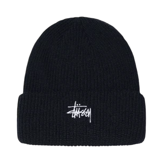 Stussy Basic Cuff Black Beanie
