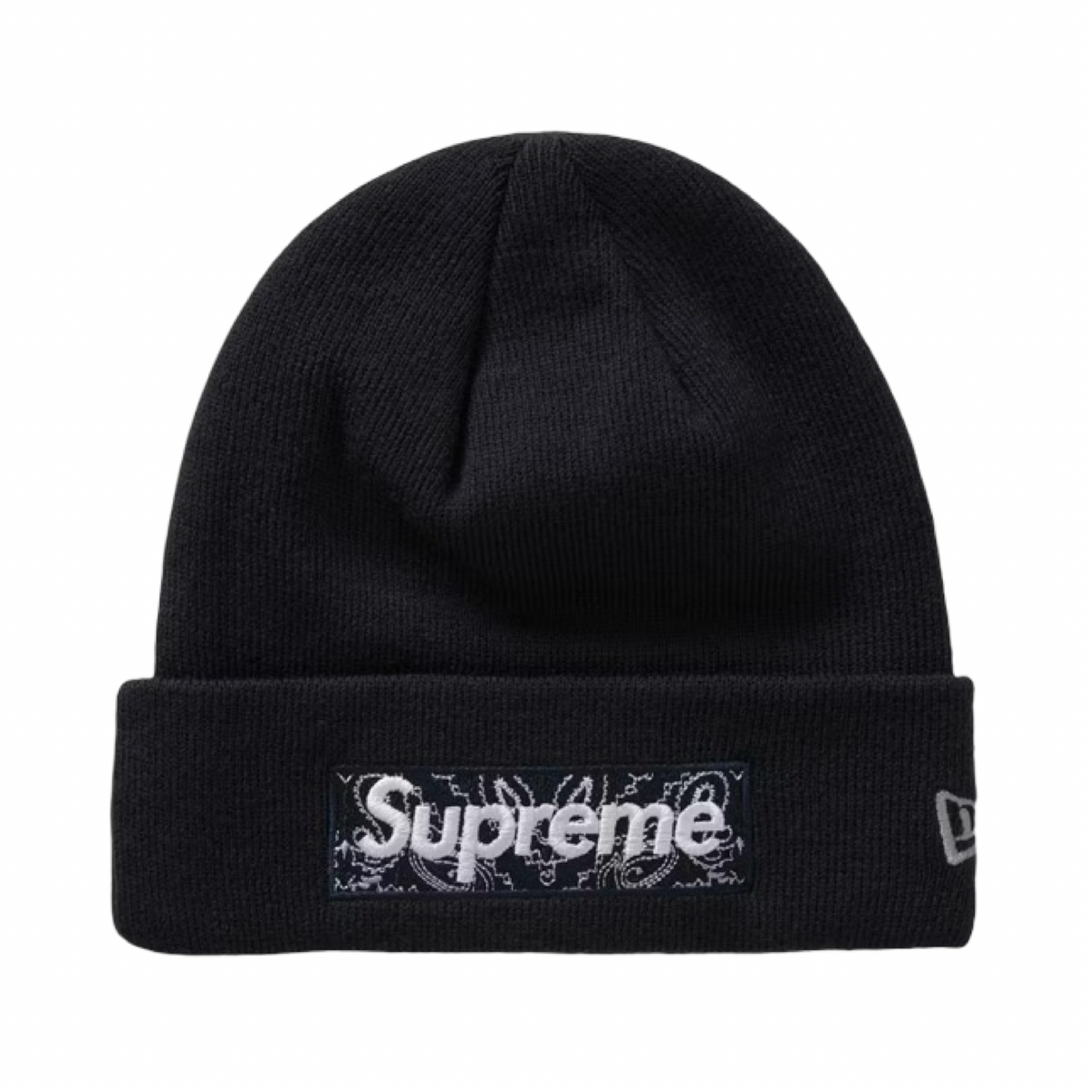 SUPREME BOX LOGO BEANIE BLACK