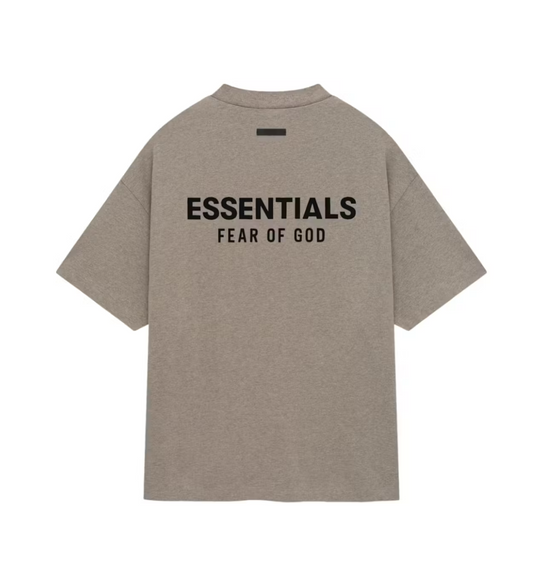 ESSENTIALS HEATHER GRAY TEE