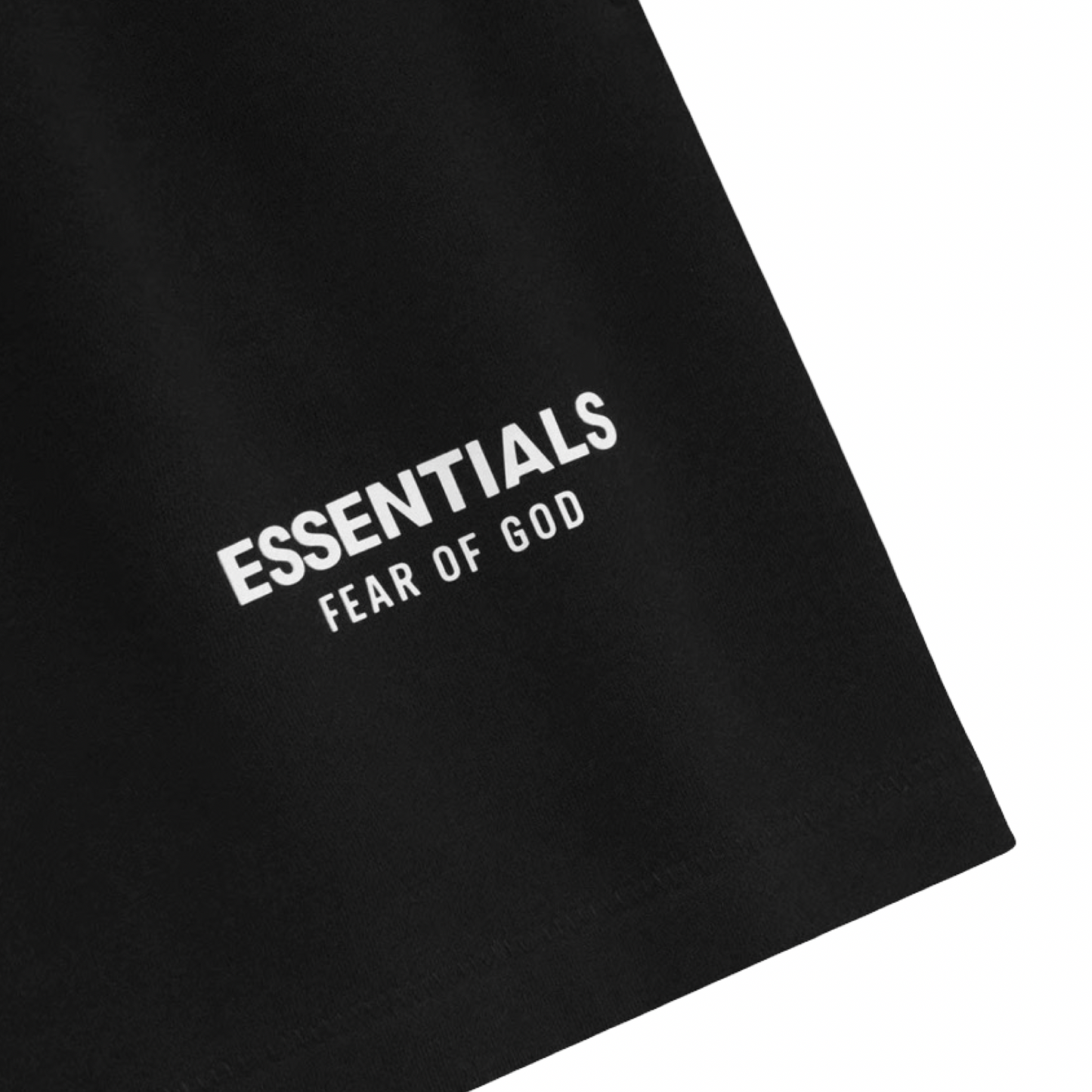ESSENTIALS JET BLACK SS25 SHORT
