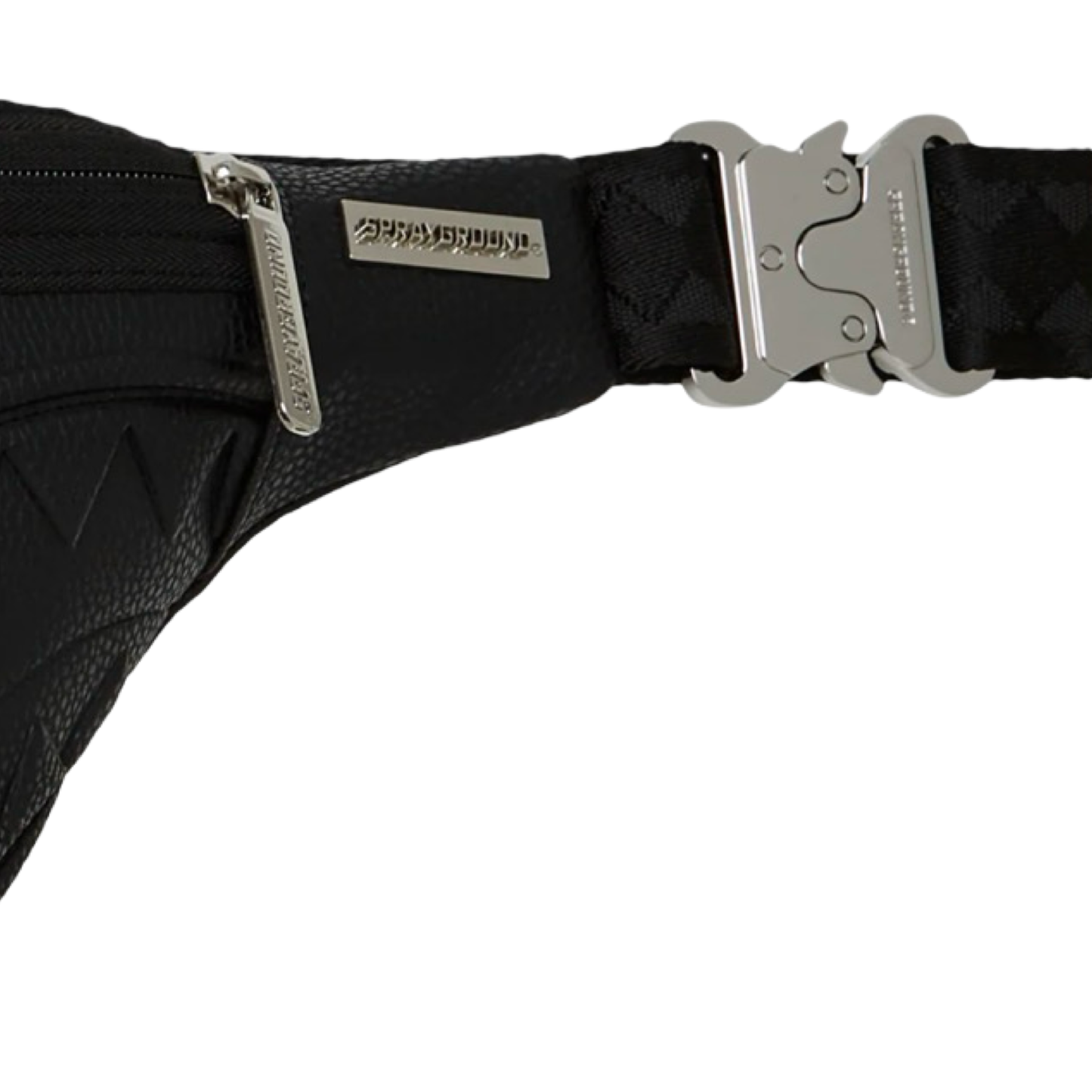SprayGround Crossbody Black cuero
