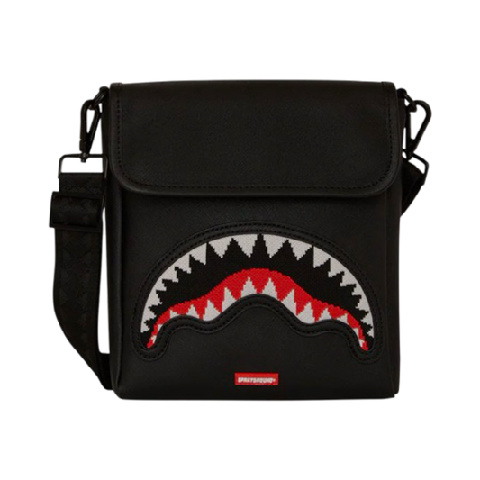 SprayGround Shoulderbag Black knit