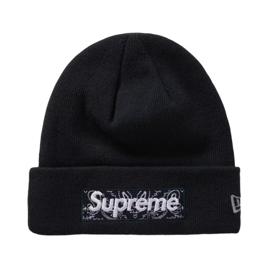 SUPREME BLACK BEANIE