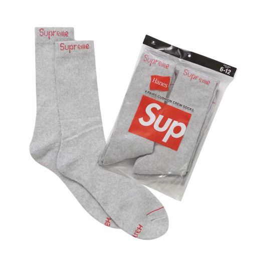 SUPREME GREY SOCKS