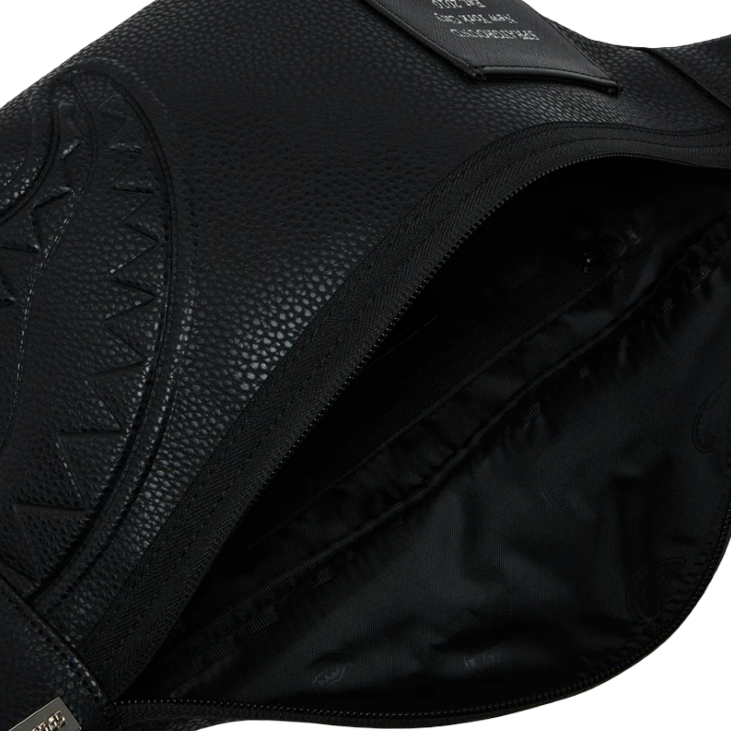 SprayGround Crossbody Black cuero