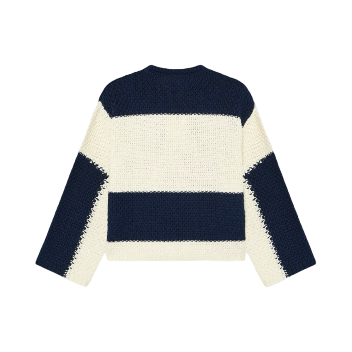 EME STUDIOS LAYR NAVY KNIT SWEATER